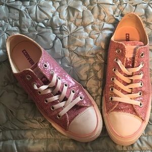 Converse All Star Pink Sparkle Chucks!